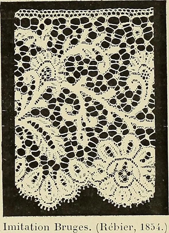 An illustration from L'Industrie des tulles & dentelles mécaniques dans Le Pas-de-Calais, 1815-1900, 1900, leaf 121