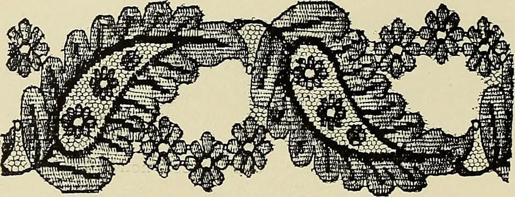 An illustration from L'Industrie des tulles & dentelles mécaniques dans Le Pas-de-Calais, 1815-1900, 1900, leaf 163