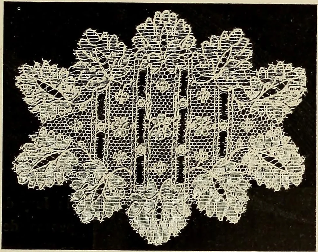 An illustration from L'Industrie des tulles & dentelles mécaniques dans Le Pas-de-Calais, 1815-1900, 1900, leaf 170