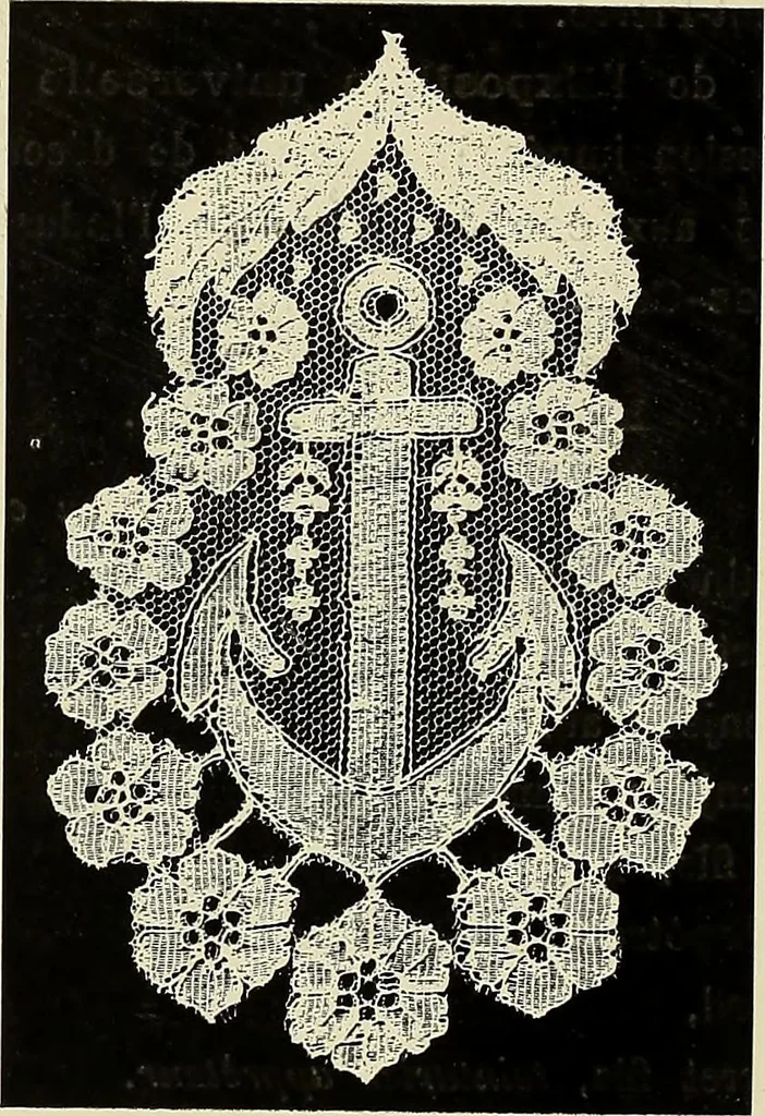 An illustration from L'Industrie des tulles & dentelles mécaniques dans Le Pas-de-Calais, 1815-1900, 1900, leaf 181