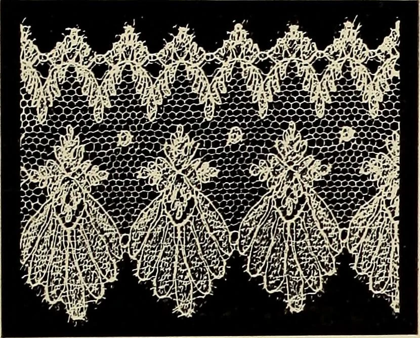 An illustration from L'Industrie des tulles & dentelles mécaniques dans Le Pas-de-Calais, 1815-1900, 1900, leaf 188