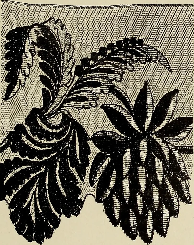 An illustration from L'Industrie des tulles & dentelles mécaniques dans Le Pas-de-Calais, 1815-1900, 1900, leaf 218