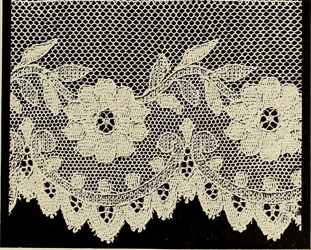 An illustration from L'Industrie des tulles & dentelles mécaniques dans Le Pas-de-Calais, 1815-1900, 1900, leaf 230