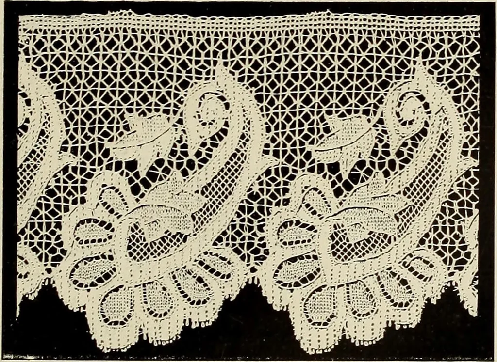 An illustration from L'Industrie des tulles & dentelles mécaniques dans Le Pas-de-Calais, 1815-1900, 1900, leaf 232