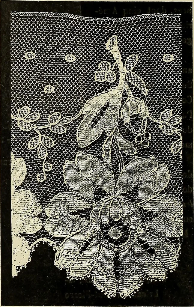 An illustration from L'Industrie des tulles & dentelles mécaniques dans Le Pas-de-Calais, 1815-1900, 1900, leaf 237