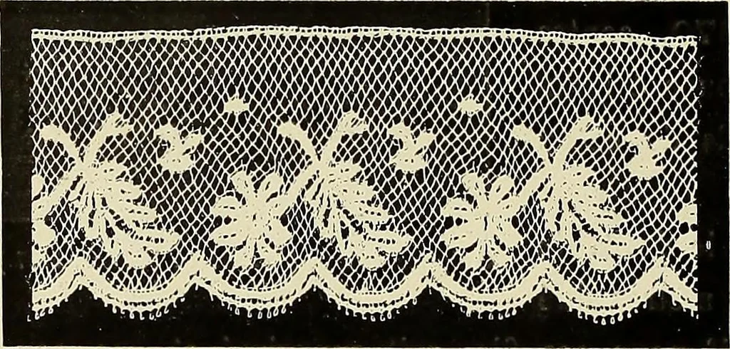 An illustration from L'Industrie des tulles & dentelles mécaniques dans Le Pas-de-Calais, 1815-1900, 1900, leaf 241