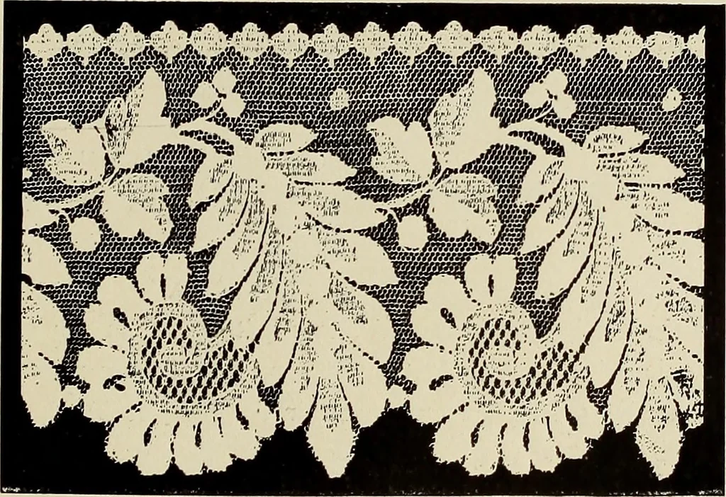 An illustration from L'Industrie des tulles & dentelles mécaniques dans Le Pas-de-Calais, 1815-1900, 1900, leaf 244