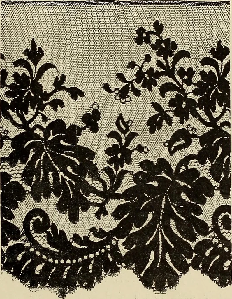 An illustration from L'Industrie des tulles & dentelles mécaniques dans Le Pas-de-Calais, 1815-1900, 1900, leaf 264