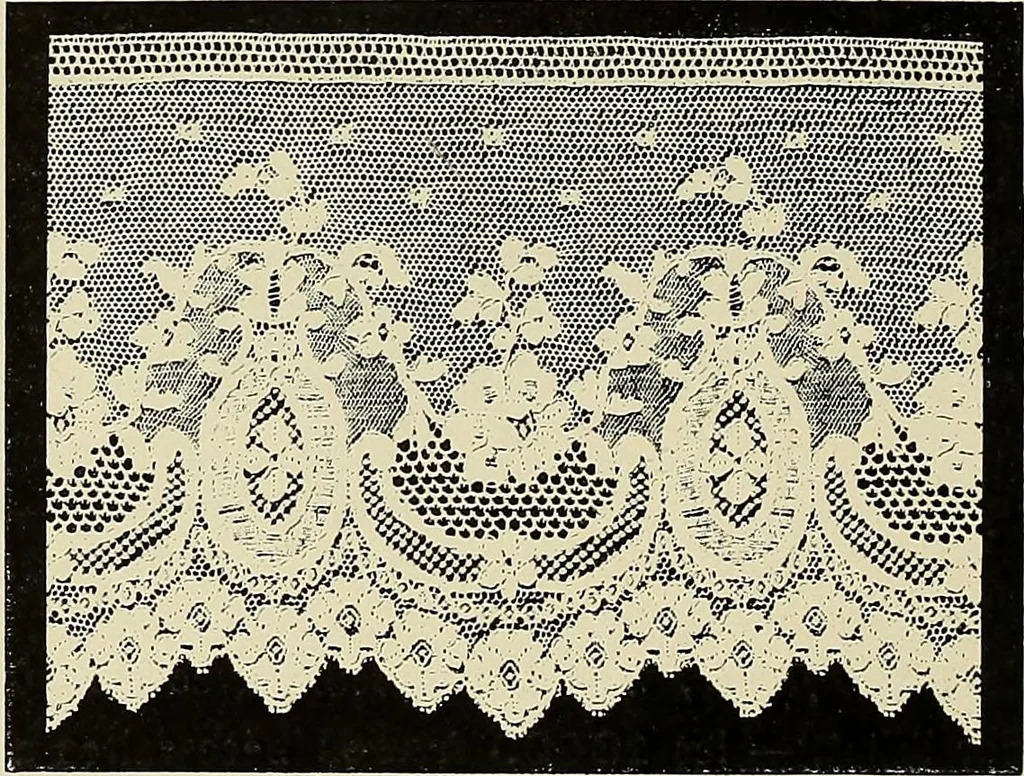 An illustration from L'Industrie des tulles & dentelles mécaniques dans Le Pas-de-Calais, 1815-1900, 1900, leaf 267