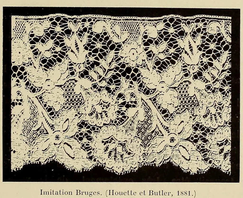 An illustration from L'Industrie des tulles & dentelles mécaniques dans Le Pas-de-Calais, 1815-1900, 1900, leaf 270