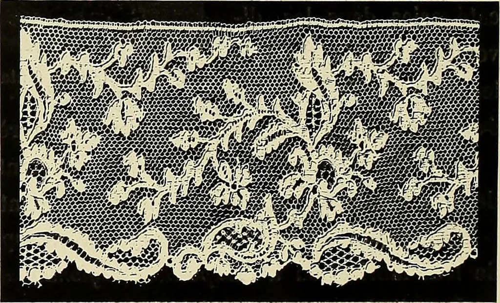 An illustration from L'Industrie des tulles & dentelles mécaniques dans Le Pas-de-Calais, 1815-1900, 1900, leaf 277