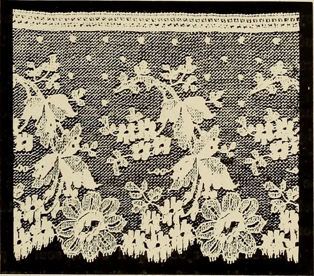 An illustration from L'Industrie des tulles & dentelles mécaniques dans Le Pas-de-Calais, 1815-1900, 1900, leaf 278