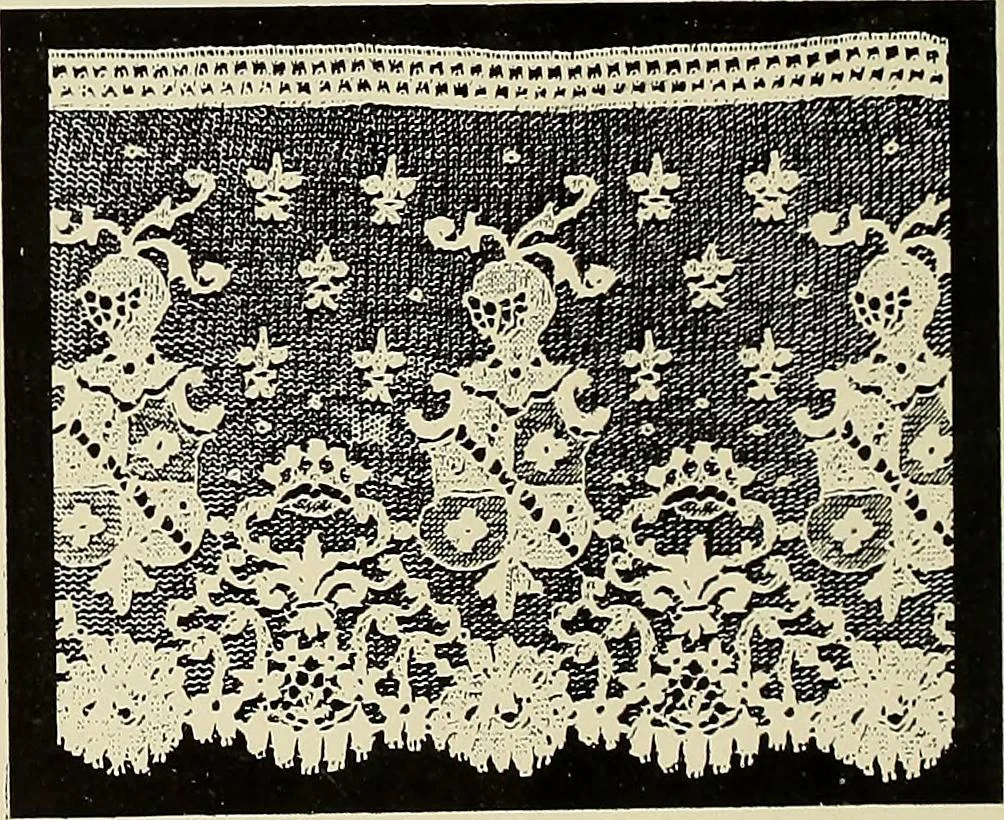 An illustration from L'Industrie des tulles & dentelles mécaniques dans Le Pas-de-Calais, 1815-1900, 1900, leaf 283