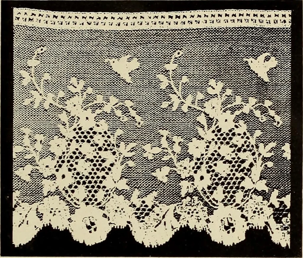 An illustration from L'Industrie des tulles & dentelles mécaniques dans Le Pas-de-Calais, 1815-1900, 1900, leaf 292