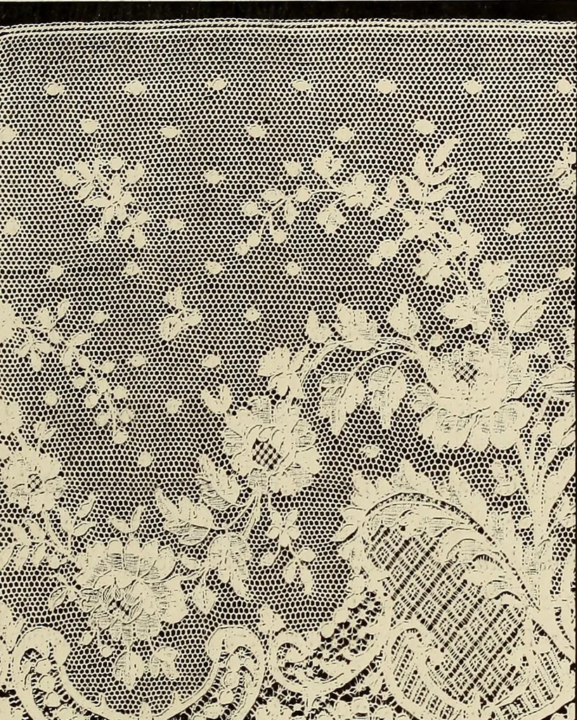 An illustration from L'Industrie des tulles & dentelles mécaniques dans Le Pas-de-Calais, 1815-1900, 1900, leaf 296