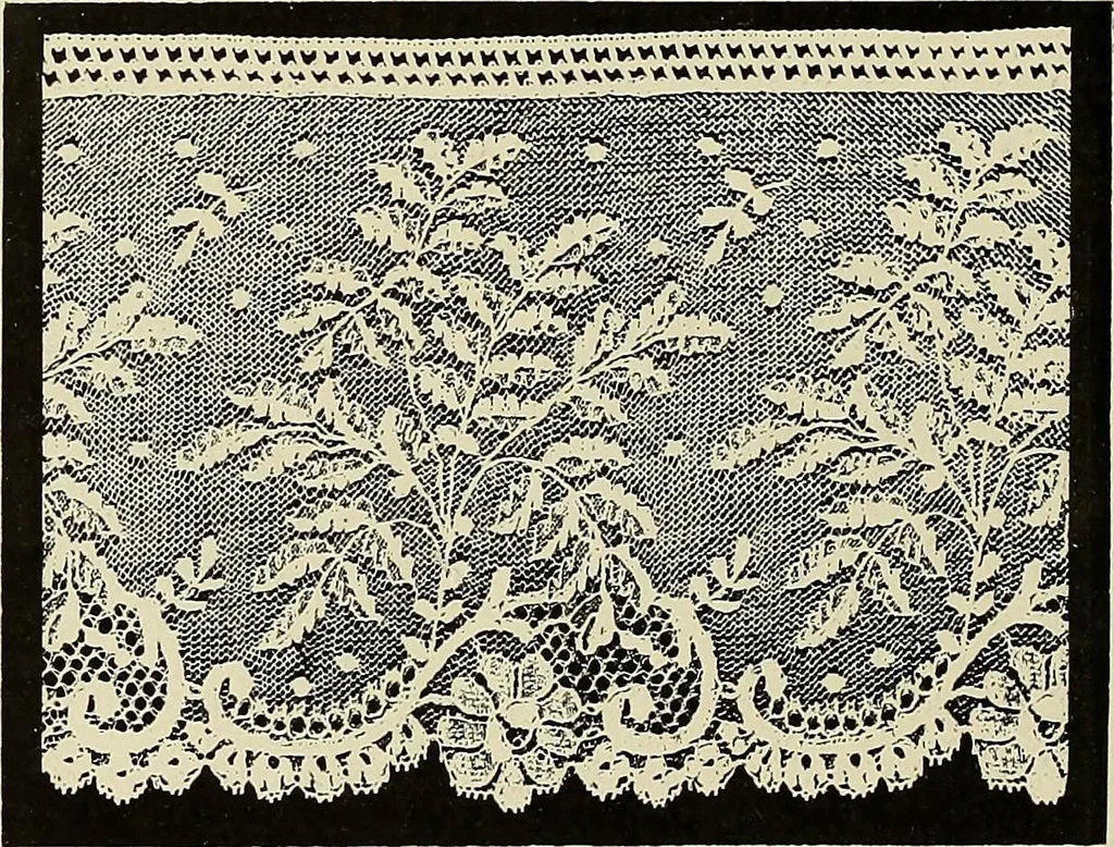 An illustration from L'Industrie des tulles & dentelles mécaniques dans Le Pas-de-Calais, 1815-1900, 1900, leaf 307