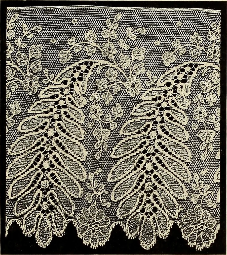 An illustration from L'Industrie des tulles & dentelles mécaniques dans Le Pas-de-Calais, 1815-1900, 1900, leaf 312
