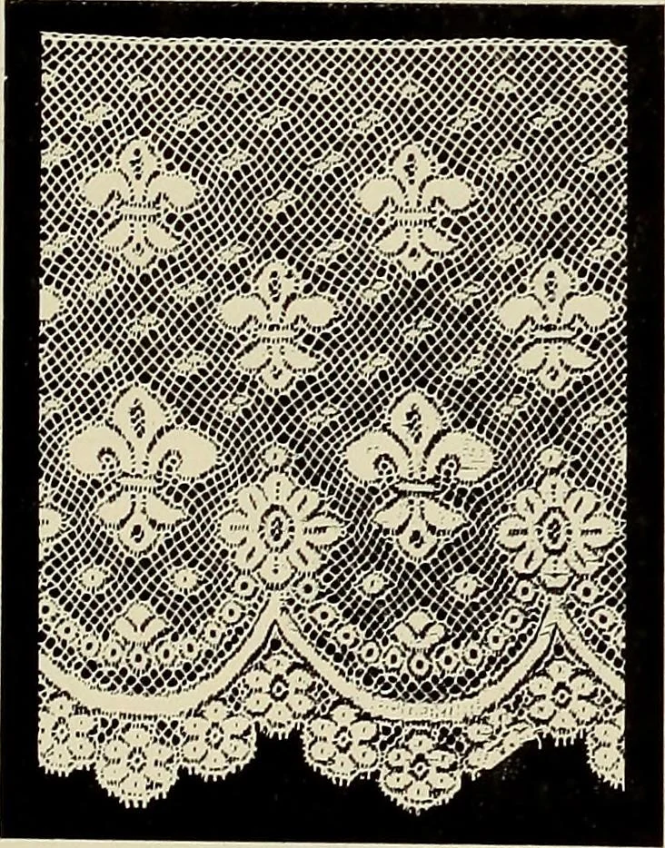 An illustration from L'Industrie des tulles & dentelles mécaniques dans Le Pas-de-Calais, 1815-1900, 1900, leaf 332