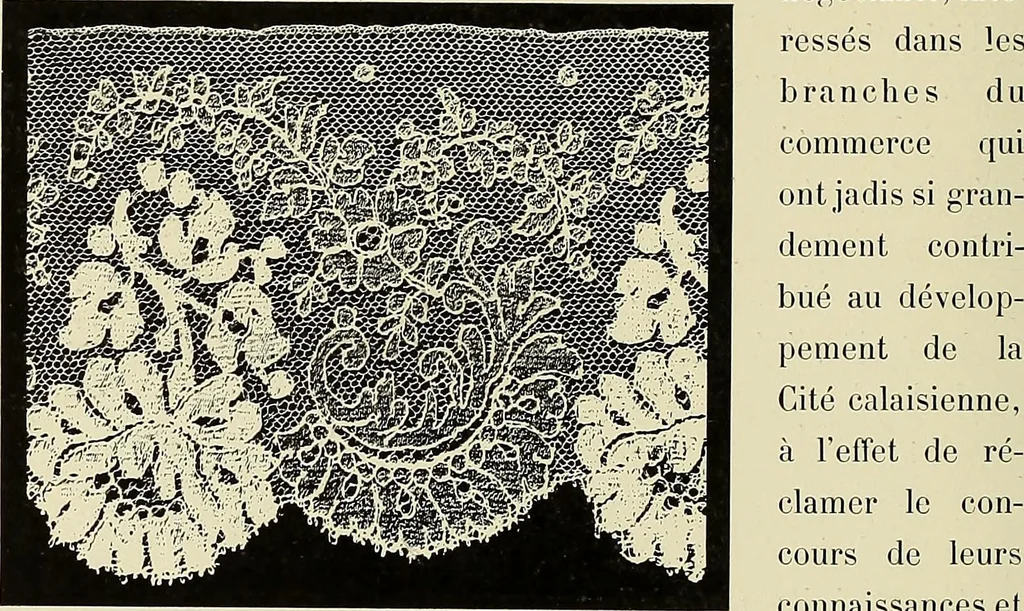 An illustration from L'Industrie des tulles & dentelles mécaniques dans Le Pas-de-Calais, 1815-1900, 1900, leaf 361