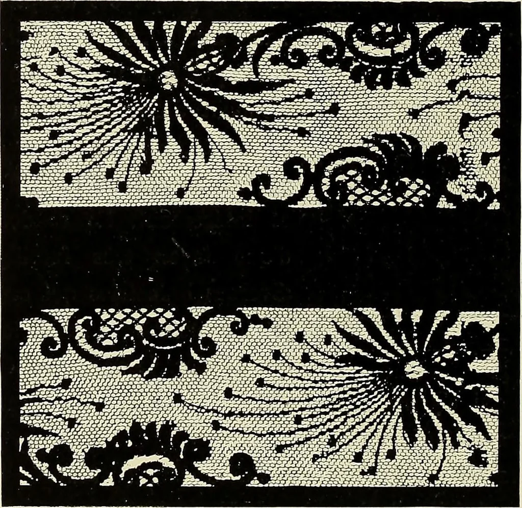 An illustration from L'Industrie des tulles & dentelles mécaniques dans Le Pas-de-Calais, 1815-1900, 1900, leaf 367