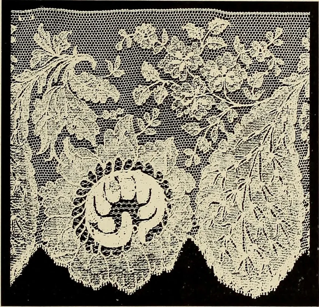 An illustration from L'Industrie des tulles & dentelles mécaniques dans Le Pas-de-Calais, 1815-1900, 1900, leaf 368