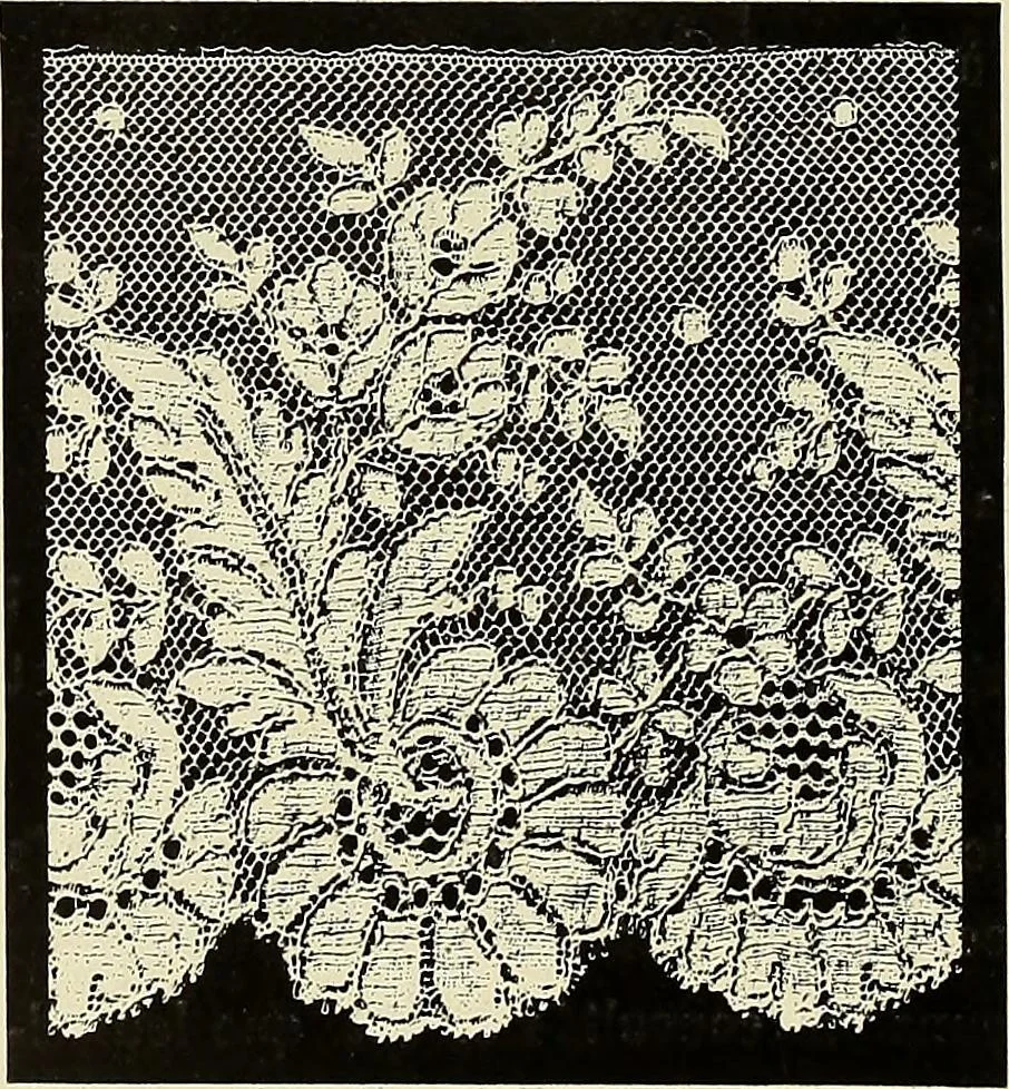 An illustration from L'Industrie des tulles & dentelles mécaniques dans Le Pas-de-Calais, 1815-1900, 1900, leaf 373