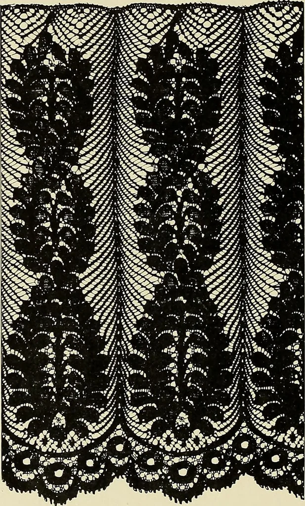 An illustration from L'Industrie des tulles & dentelles mécaniques dans Le Pas-de-Calais, 1815-1900, 1900, leaf 395