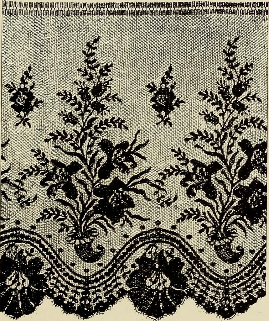 An illustration from L'Industrie des tulles & dentelles mécaniques dans Le Pas-de-Calais, 1815-1900, 1900, leaf 400