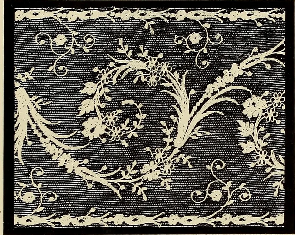 An illustration from L'Industrie des tulles & dentelles mécaniques dans Le Pas-de-Calais, 1815-1900, 1900, leaf 404
