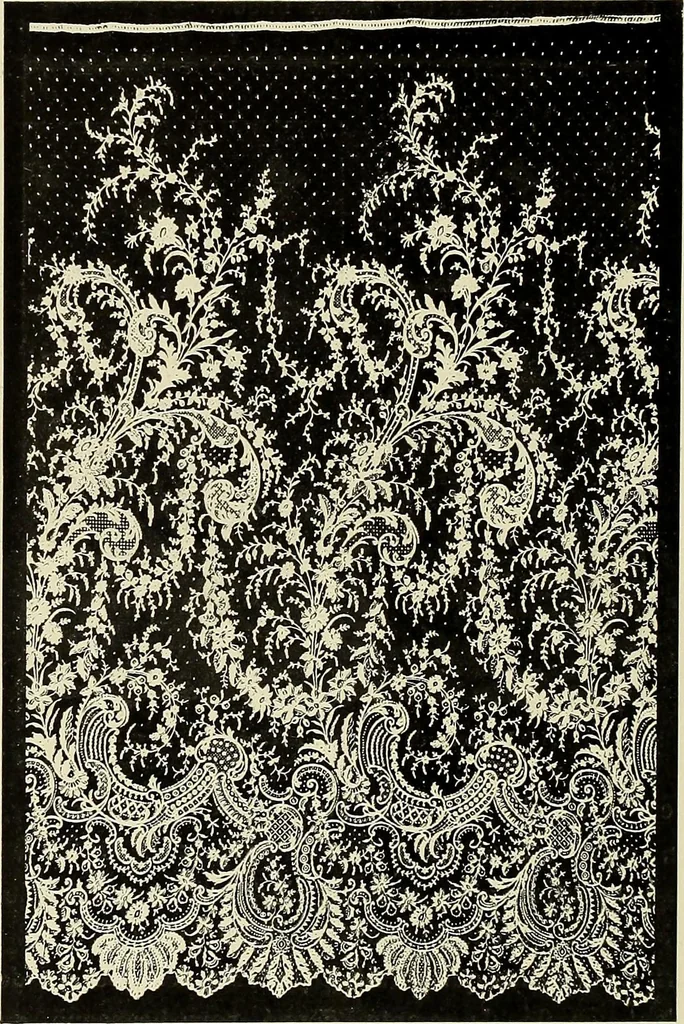 An illustration from L'Industrie des tulles & dentelles mécaniques dans Le Pas-de-Calais, 1815-1900, 1900, leaf 409