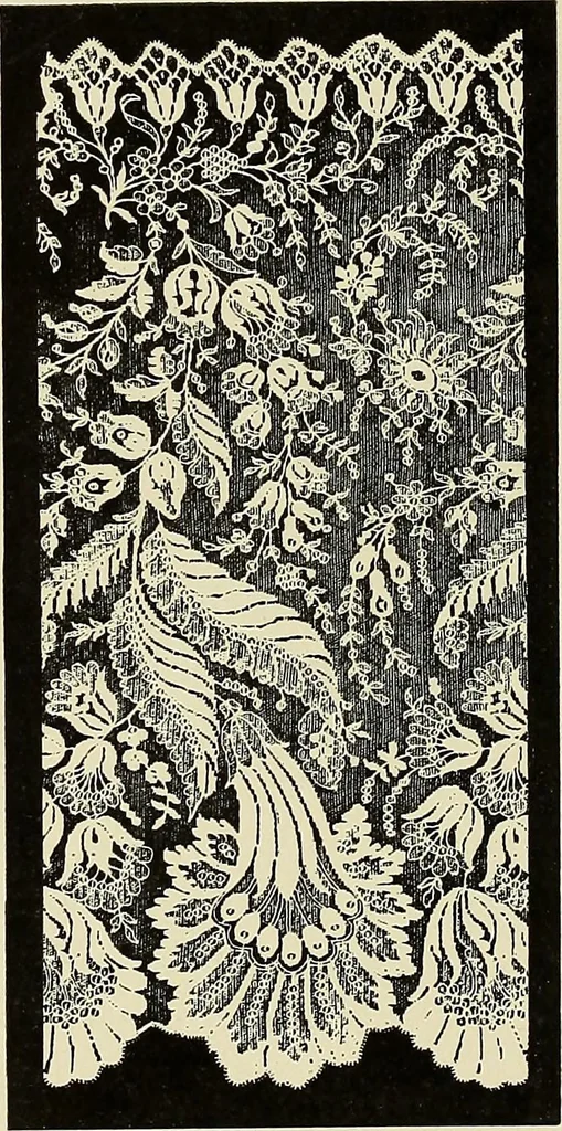 An illustration from L'Industrie des tulles & dentelles mécaniques dans Le Pas-de-Calais, 1815-1900, 1900, leaf 411
