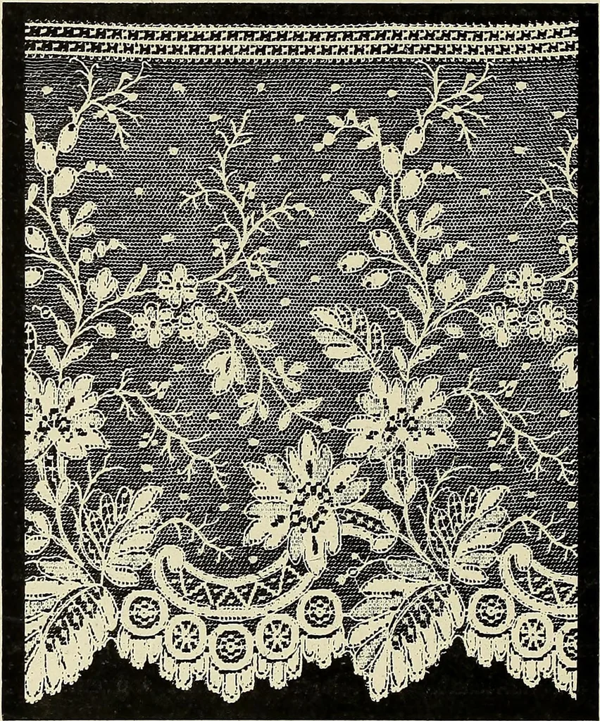 An illustration from L'Industrie des tulles & dentelles mécaniques dans Le Pas-de-Calais, 1815-1900, 1900, leaf 439