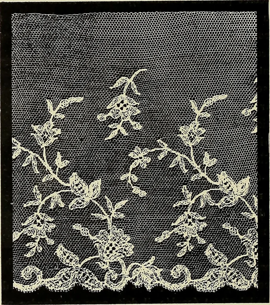 An illustration from L'Industrie des tulles & dentelles mécaniques dans Le Pas-de-Calais, 1815-1900, 1900, leaf 449