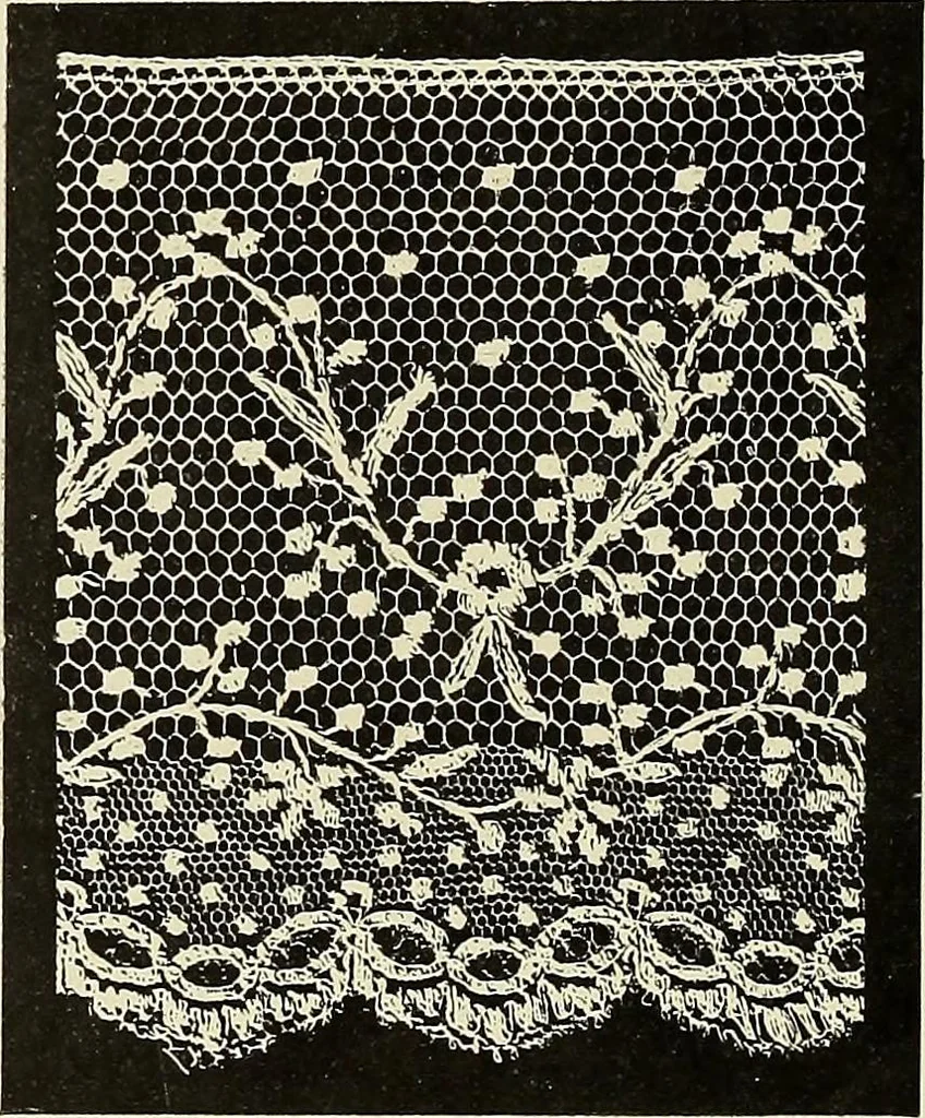 An illustration from L'Industrie des tulles & dentelles mécaniques dans Le Pas-de-Calais, 1815-1900, 1900, leaf 461