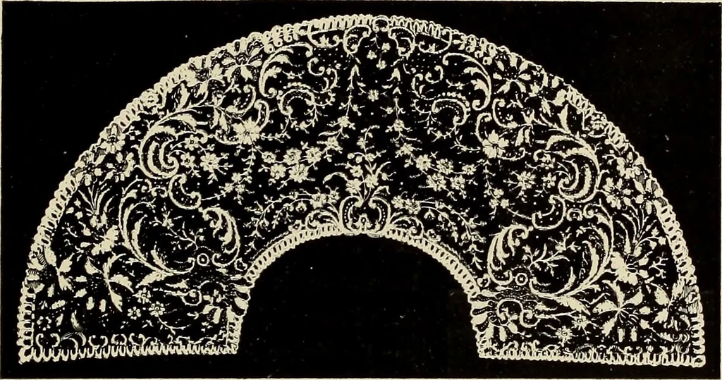 An illustration from L'Industrie des tulles & dentelles mécaniques dans Le Pas-de-Calais, 1815-1900, 1900, leaf 462