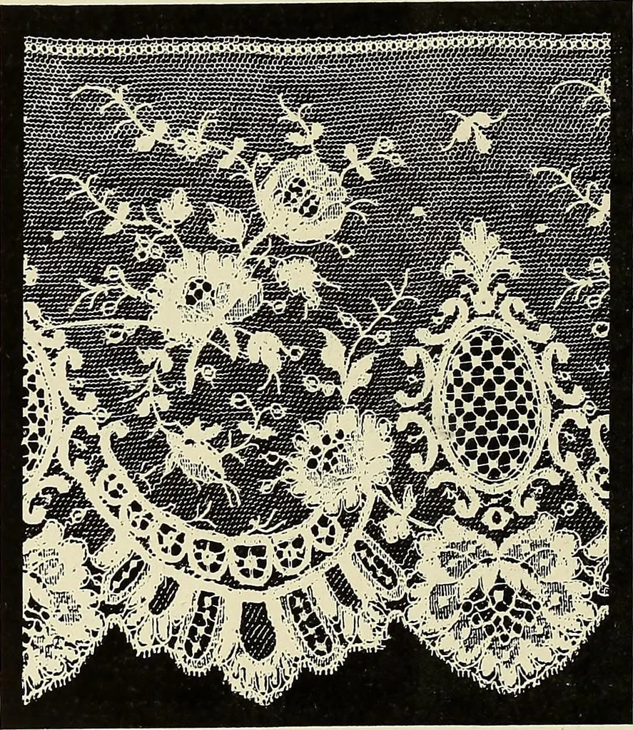 An illustration from L'Industrie des tulles & dentelles mécaniques dans Le Pas-de-Calais, 1815-1900, 1900, leaf 467