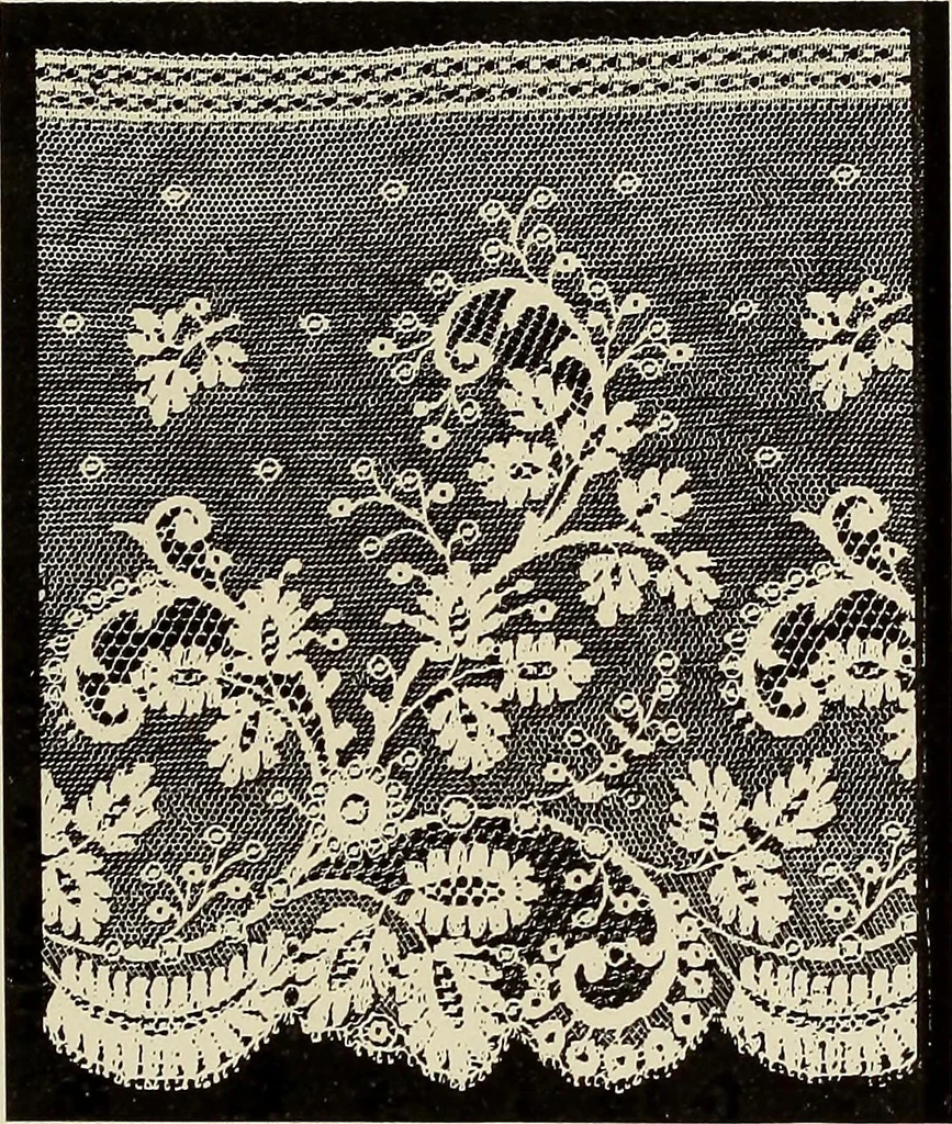 An illustration from L'Industrie des tulles & dentelles mécaniques dans Le Pas-de-Calais, 1815-1900, 1900, leaf 476
