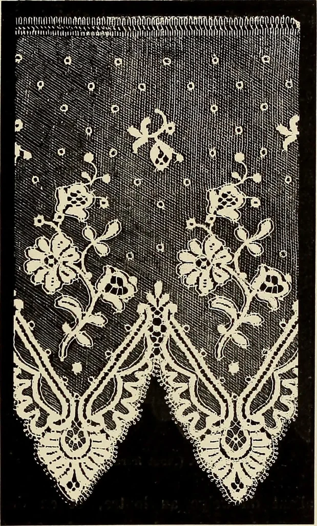 An illustration from L'Industrie des tulles & dentelles mécaniques dans Le Pas-de-Calais, 1815-1900, 1900, leaf 484