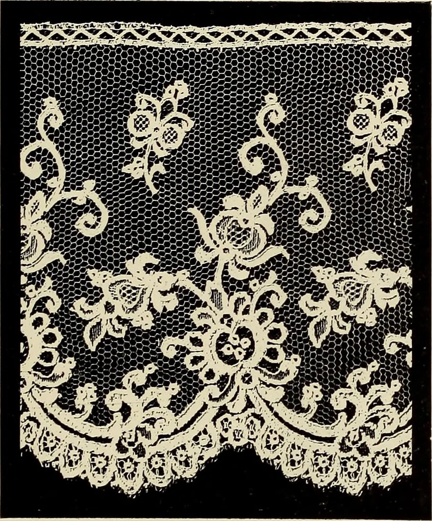 An illustration from L'Industrie des tulles & dentelles mécaniques dans Le Pas-de-Calais, 1815-1900, 1900, leaf 486