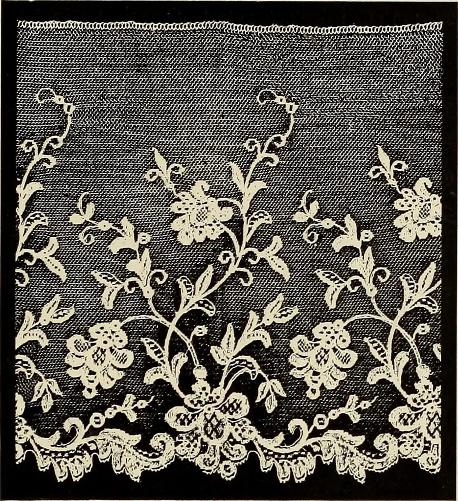An illustration from L'Industrie des tulles & dentelles mécaniques dans Le Pas-de-Calais, 1815-1900, 1900, leaf 500