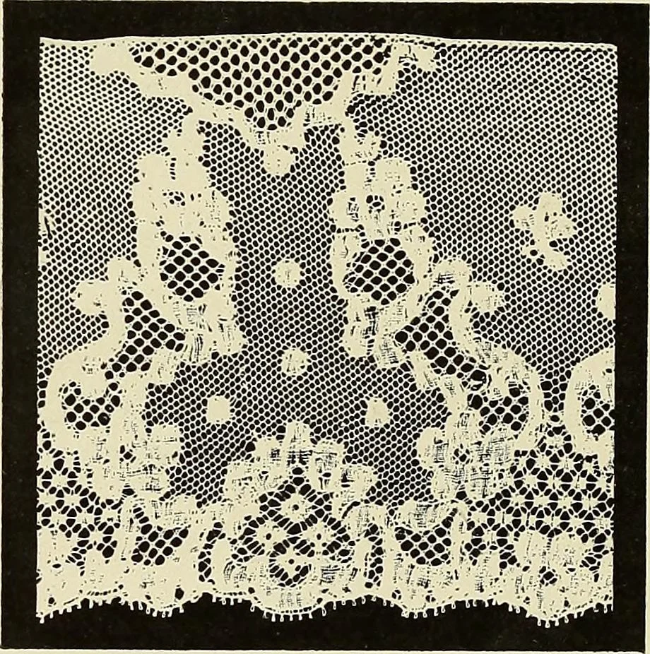 An illustration from L'Industrie des tulles & dentelles mécaniques dans Le Pas-de-Calais, 1815-1900, 1900, leaf 519