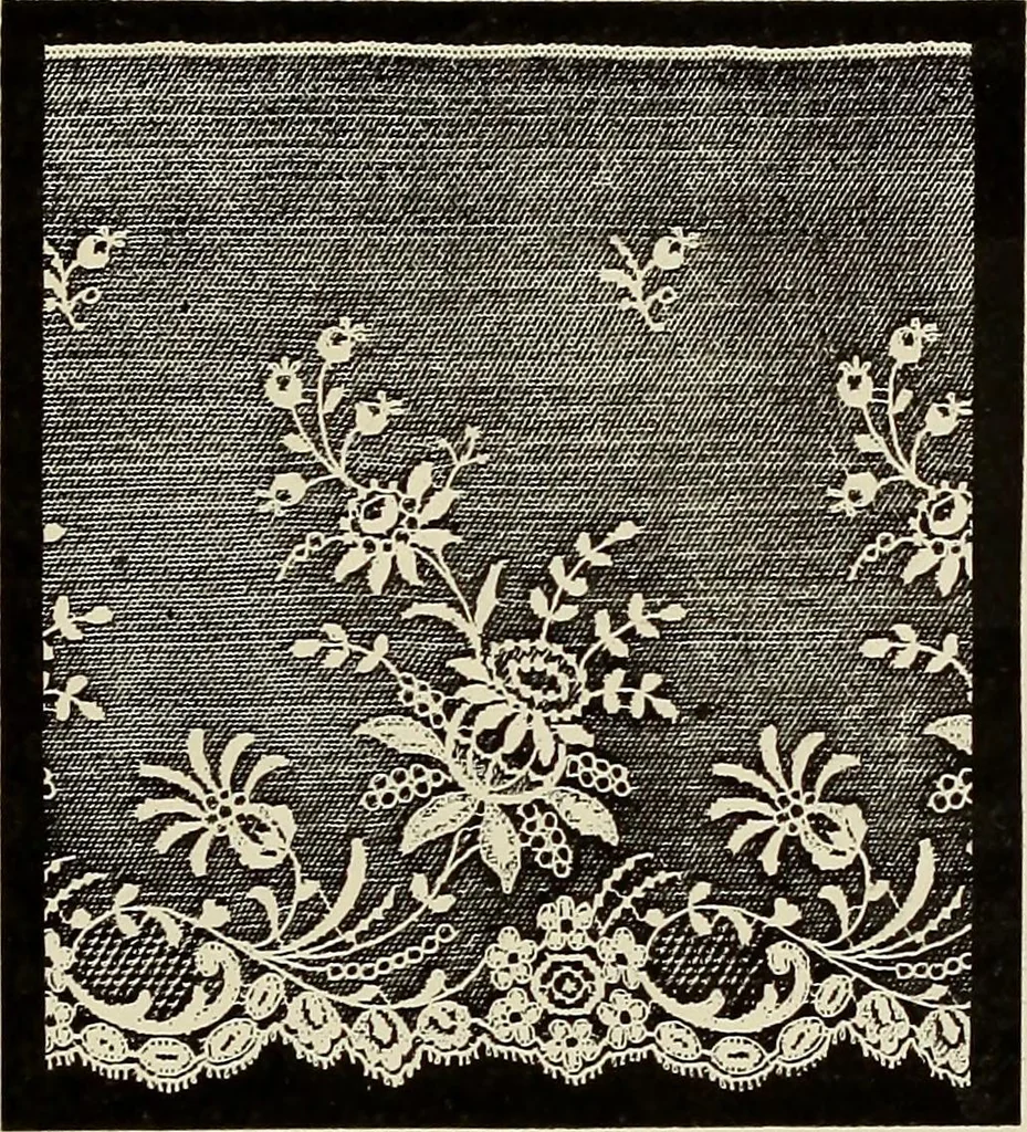 An illustration from L'Industrie des tulles & dentelles mécaniques dans Le Pas-de-Calais, 1815-1900, 1900, leaf 530