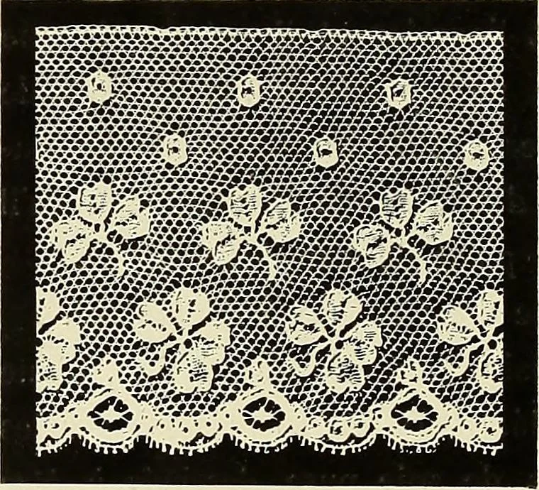 An illustration from L'Industrie des tulles & dentelles mécaniques dans Le Pas-de-Calais, 1815-1900, 1900, leaf 537