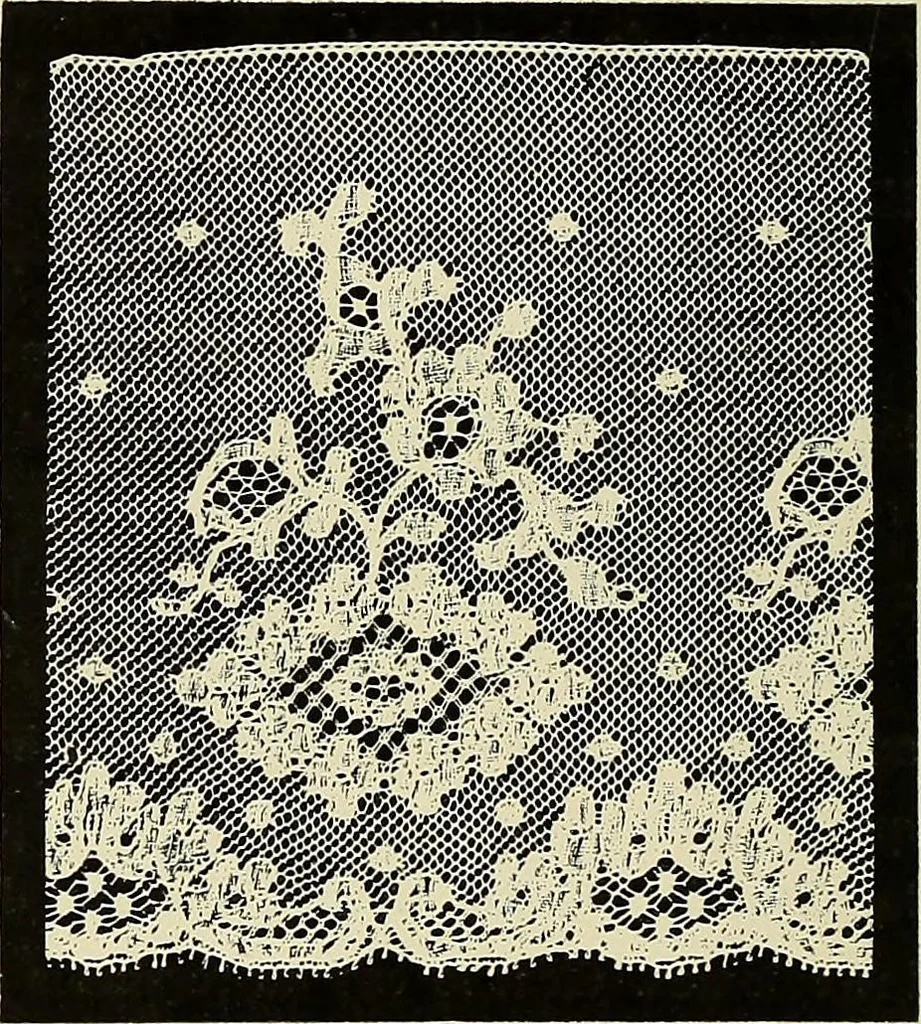 An illustration from L'Industrie des tulles & dentelles mécaniques dans Le Pas-de-Calais, 1815-1900, 1900, leaf 557