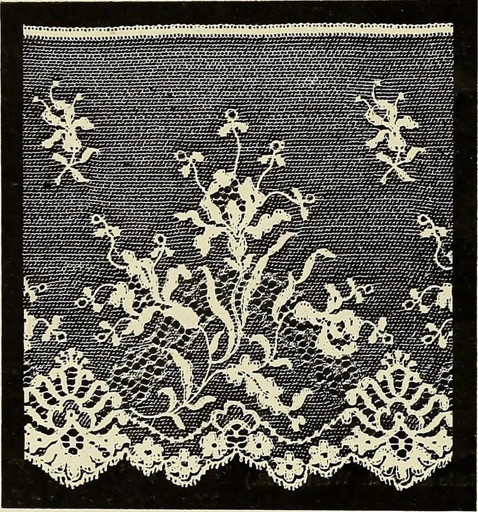An illustration from L'Industrie des tulles & dentelles mécaniques dans Le Pas-de-Calais, 1815-1900, 1900, leaf 569