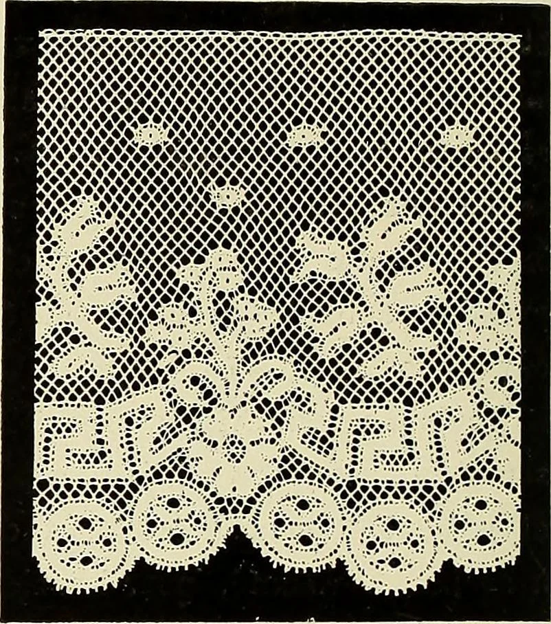 An illustration from L'Industrie des tulles & dentelles mécaniques dans Le Pas-de-Calais, 1815-1900, 1900, leaf 583