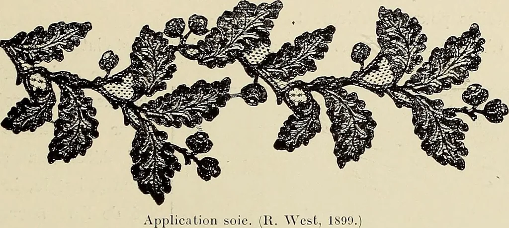 An illustration from L'Industrie des tulles & dentelles mécaniques dans Le Pas-de-Calais, 1815-1900, 1900, leaf 584