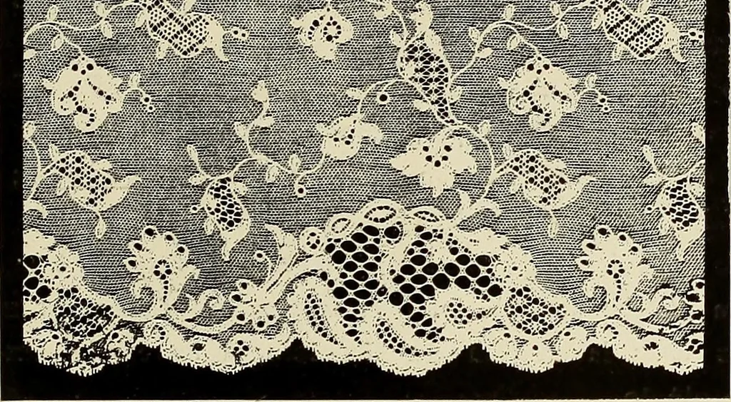 An illustration from L'Industrie des tulles & dentelles mécaniques dans Le Pas-de-Calais, 1815-1900, 1900, leaf 590