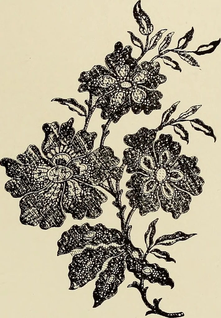 An illustration from L'Industrie des tulles & dentelles mécaniques dans Le Pas-de-Calais, 1815-1900, 1900, leaf 592
