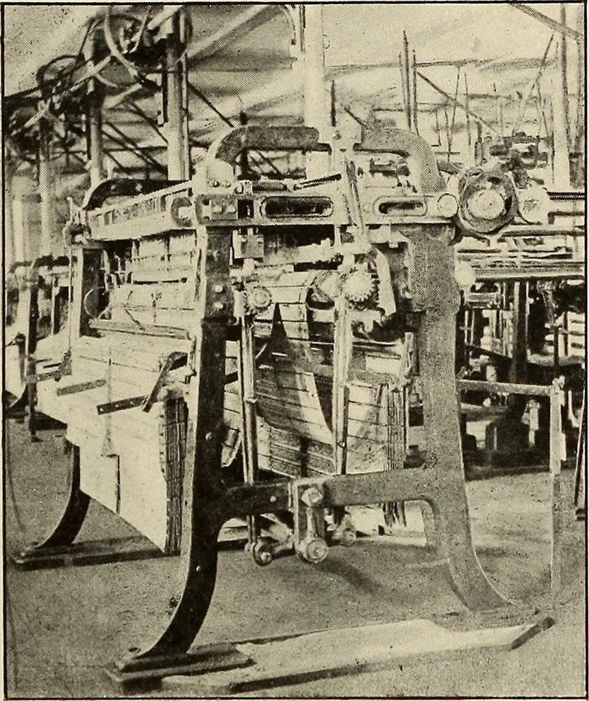 An illustration from L'Industrie des tulles & dentelles mécaniques dans Le Pas-de-Calais, 1815-1900, 1900, leaf 602